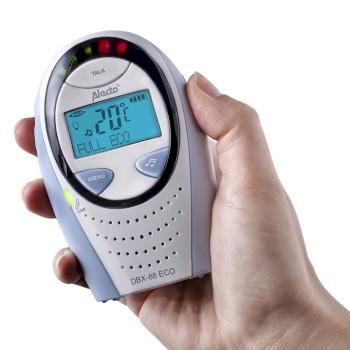 DBX-88 ECO Full Eco DECT babyfoon met display wit/blauw - Alecto