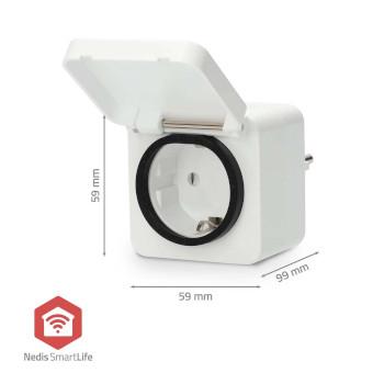 SmartLife Smart Plug Zigbee 3.0 IP44 Compteur d'énergie 3680 W - Nedis