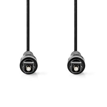 Câble audio optique TosLink Male TosLink Male 2,00 m Rond PVC - Nedis