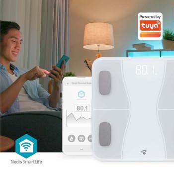 SmartLife Personenweegschaal Bluetooth® BMI / BMR / Botten / Gewicht - Nedis