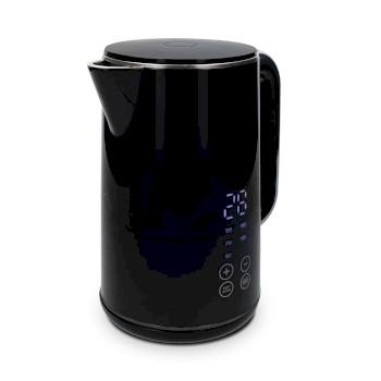 Bouilloire 1,7 l Plastique Noir 50,60,70,80,90,100 C - Nedis