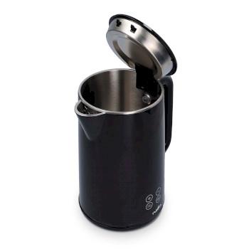 Bouilloire 1,7 l Plastique Noir 50,60,70,80,90,100 C - Nedis