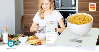 SmartLife-keukenweegschaal Bluetooth® Glas / Kunststof Wit - Nedis