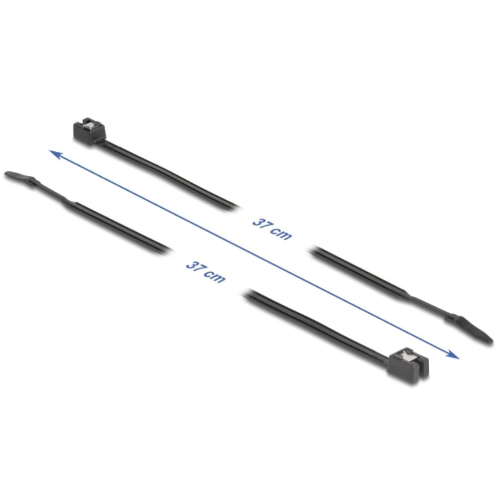Tie-Wrap - 370 mm - Zwart - Delock
