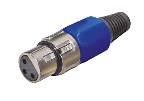 XLR Femelle bleue BLANKO