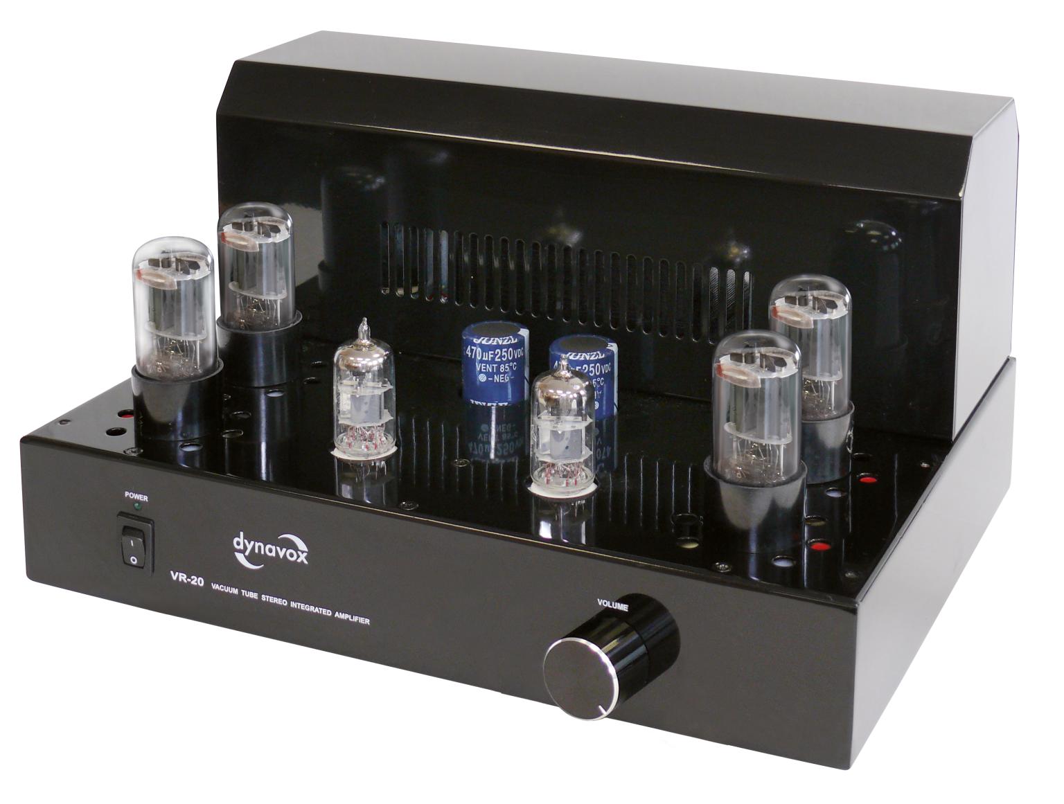 Dynavox Amplificateur à tubes VR-20 noir