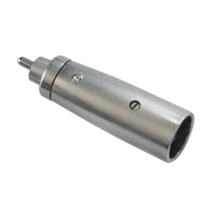 Adapter XLR-stekker op Cinch-stekker BLANKO