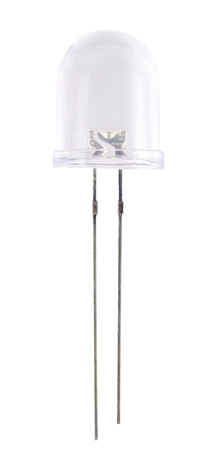 LED bleue 10 mm ~5000 mcd 10 pièces fin de série ! Seulement jusqu'à épuisement des stocks !
