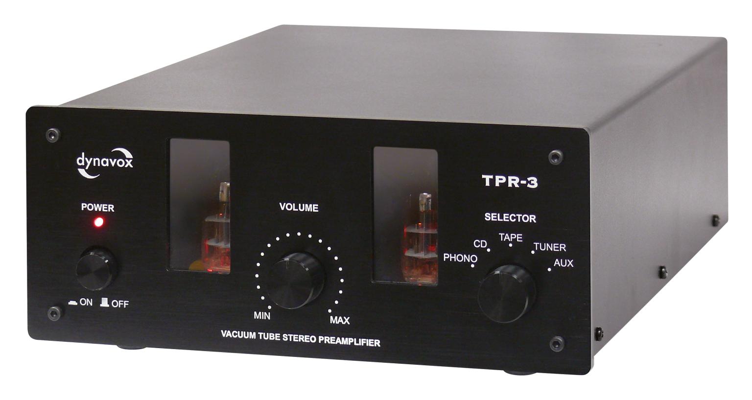 Dynavox Buizenvoorversterker TPR-3 zwart