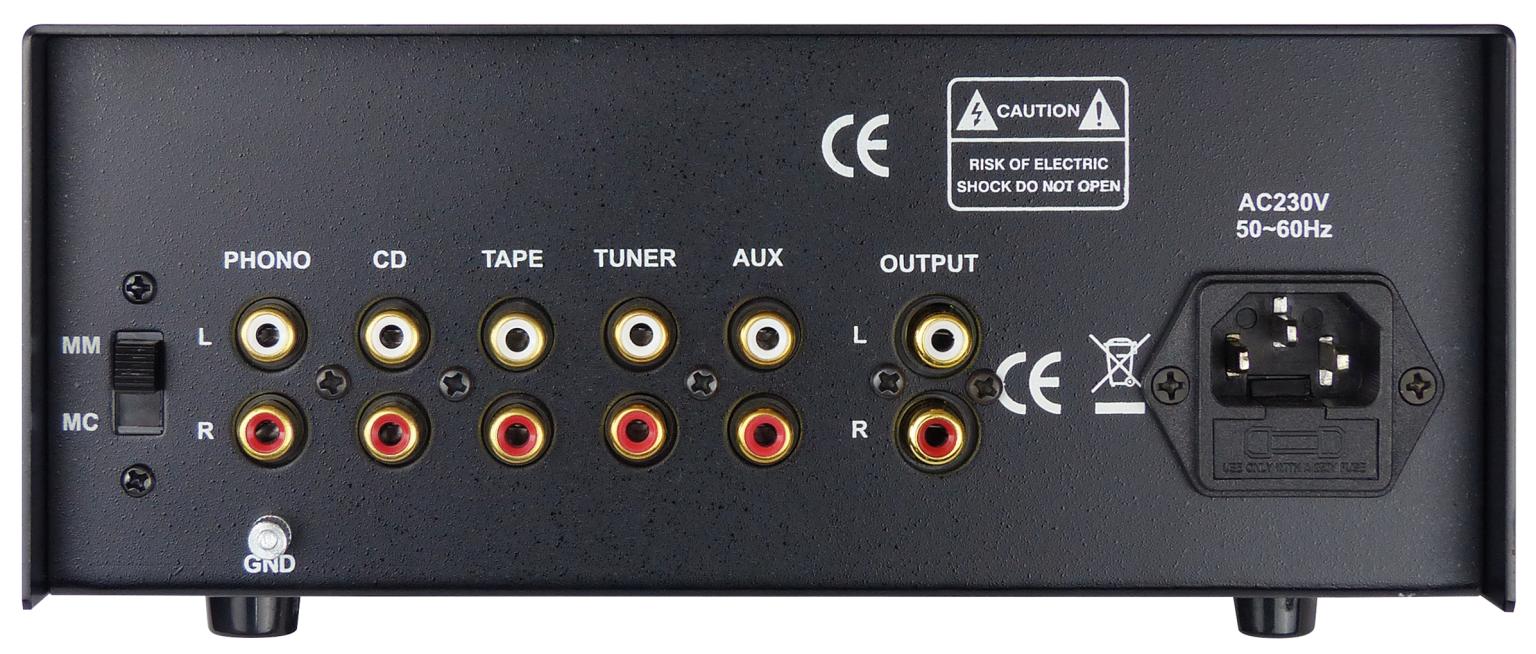 Dynavox Préamplificateur à tubes TPR-3 noir