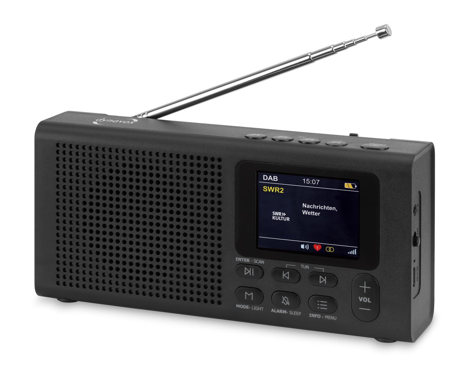 Radio Dynavox DAB+ DBT200 avec Bluetooth et fonction réveil