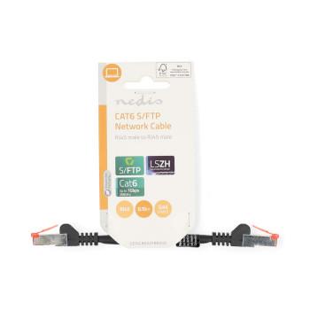 CAT6 Netwerkkabel RJ45 Male RJ45 Male S/FTP 0.15 m Rond LSZH - Nedis