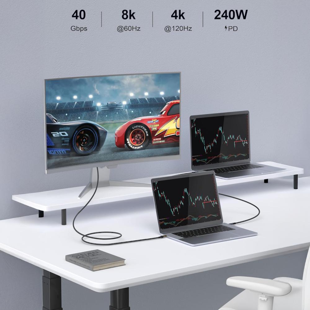 USB C naar USB C kabel - Allteq