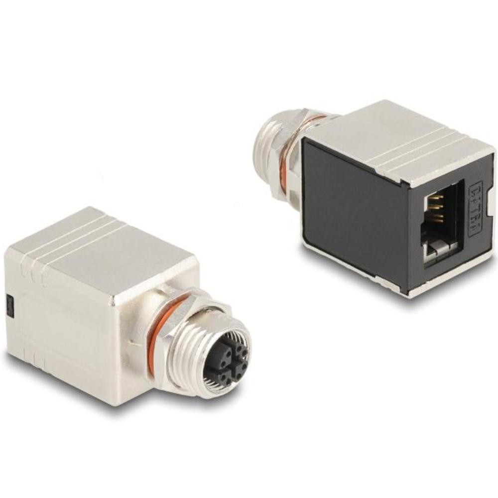 M12 naar RJ45 adapter - Delock