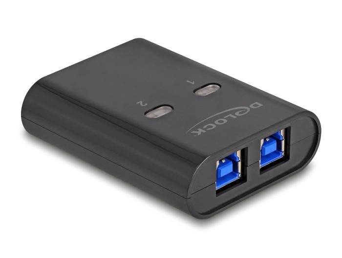Commutateur Delock USB 5 Gbps pour 2 PC sur 1 périphérique