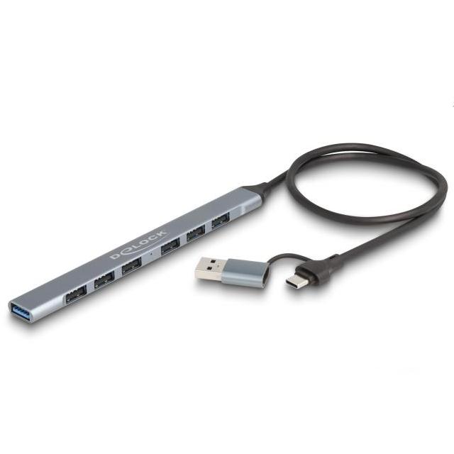 USB A + C naar A hub - 7 poorten