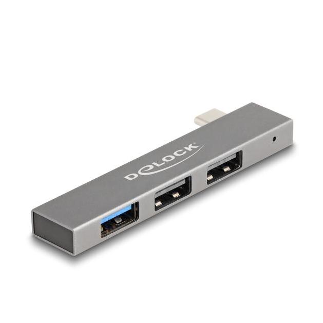 USB A + C hub - 3 poorten