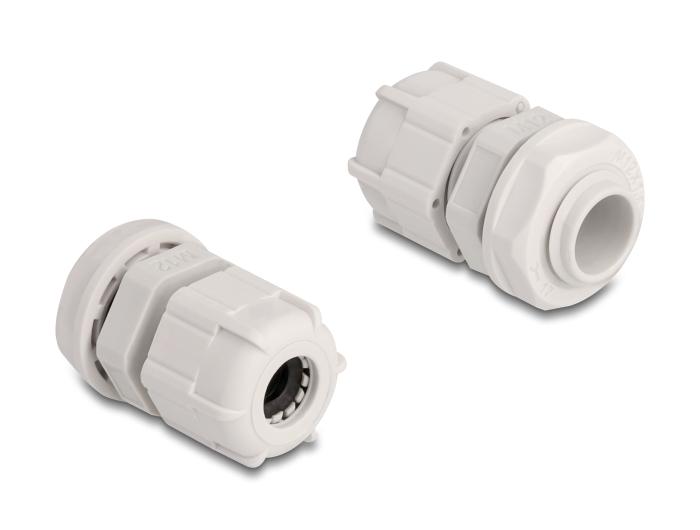 Delock Kabelwartel M12 10 stuks grijs