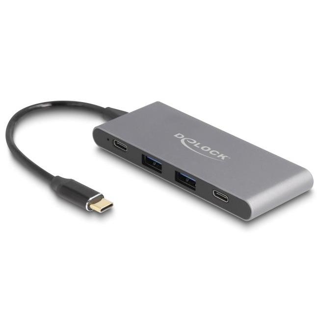 USB C naar A + C hub - 4 poorten