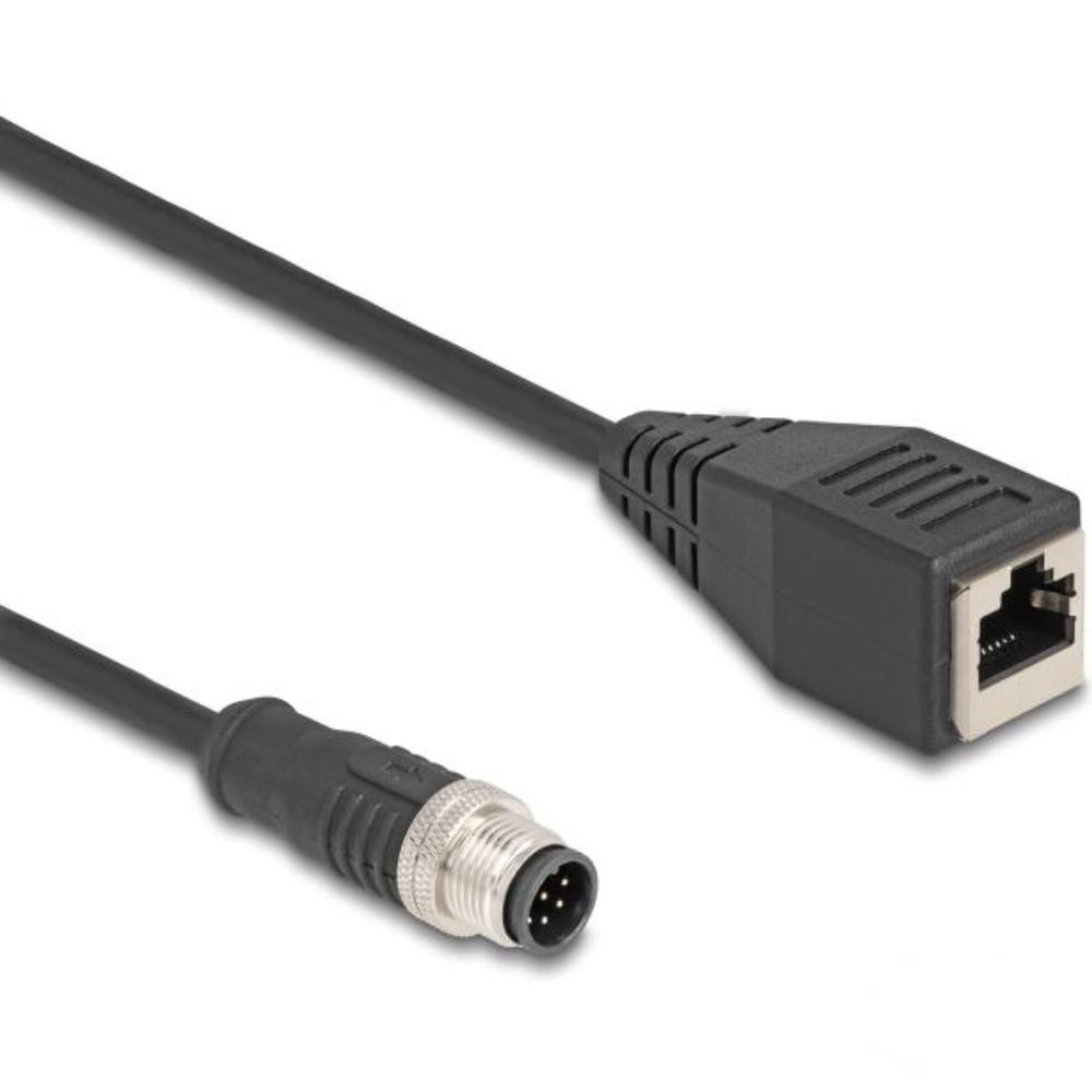 M12 naar RJ45 kabel - Delock