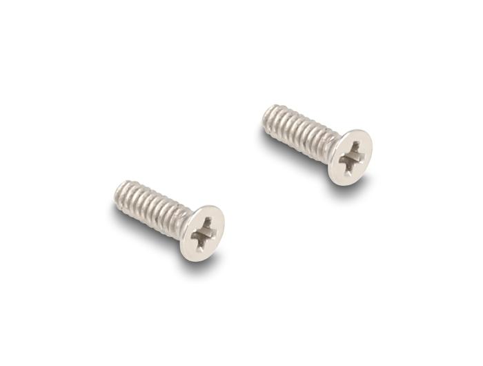 Delock Panel Mount Keystone Module LWL LC Duplex connector naar connector conisch