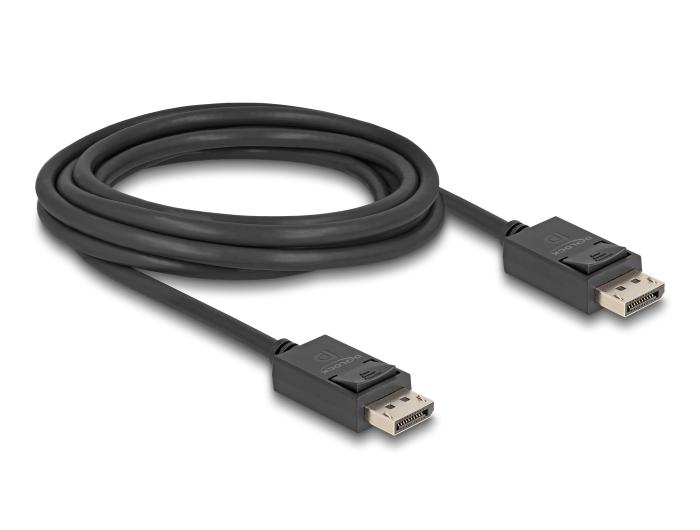 Câble DisplayPort Delock 16K 30 Hz / 8K 60 Hz 40 Gbps 3 m