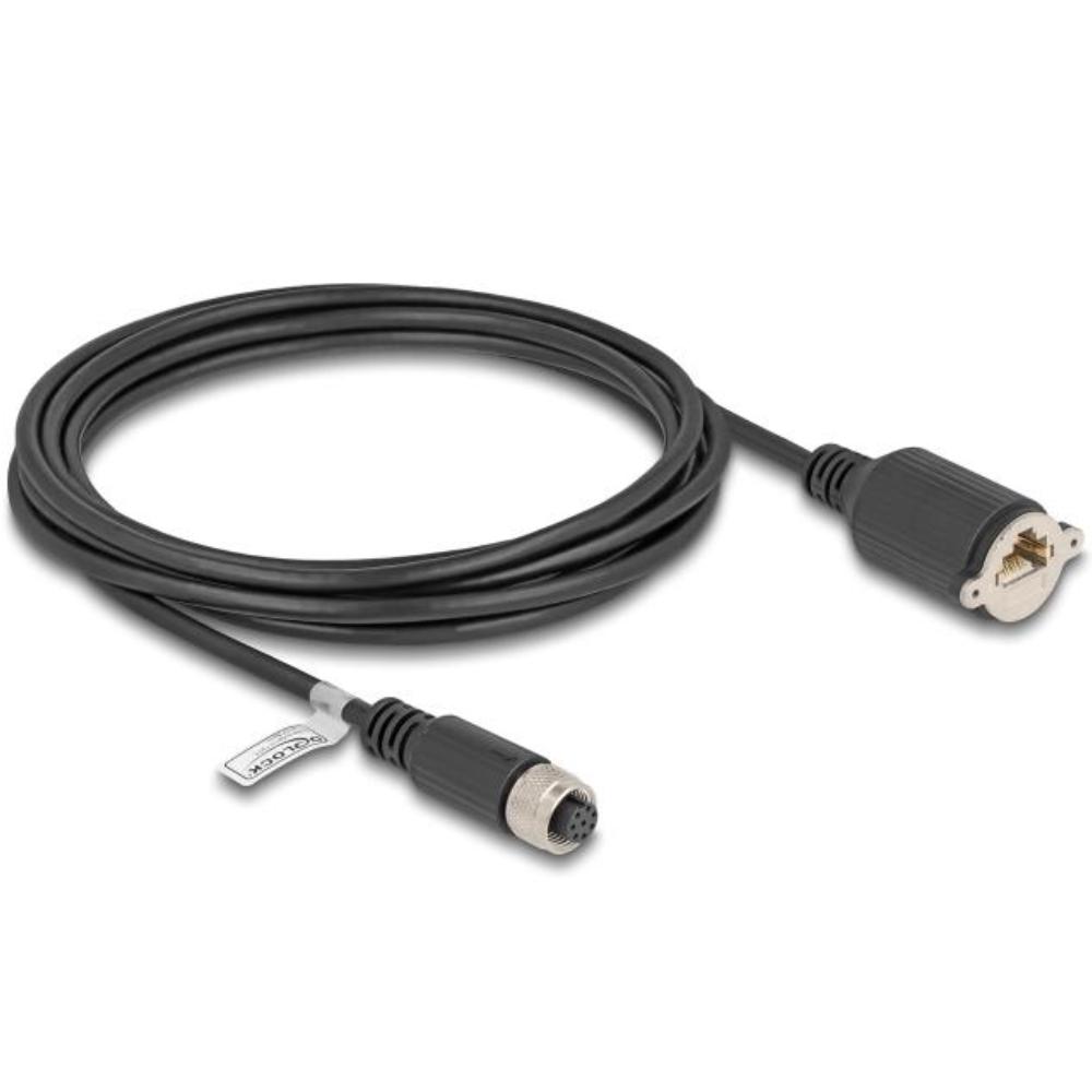 M12 naar RJ45 kabel - Delock