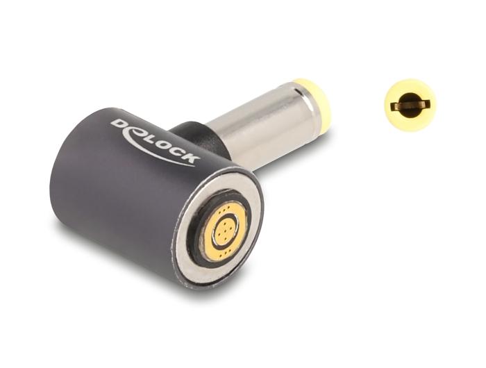 Delock Adapter voor Notebook-laadkabel, 5,5 x 2,5 mm Stekker op magnetisch