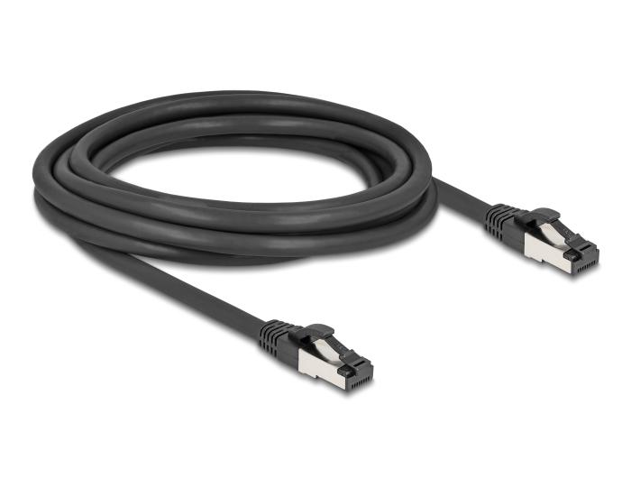 Delock RJ45 Câble réseau Cat.8.1 S/FTP 3 m jusqu'à 40 Gbps noir