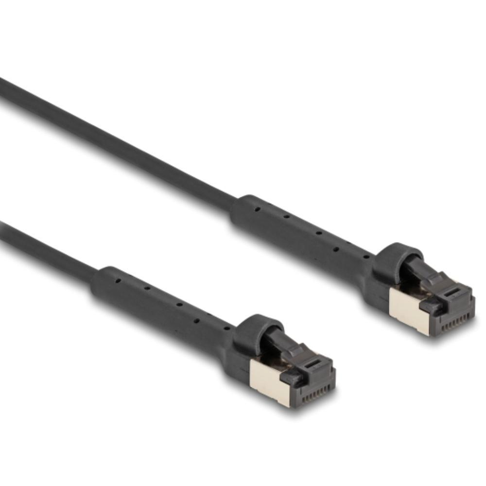 U/FTP netwerkkabel Cat 6a haaks - Delock