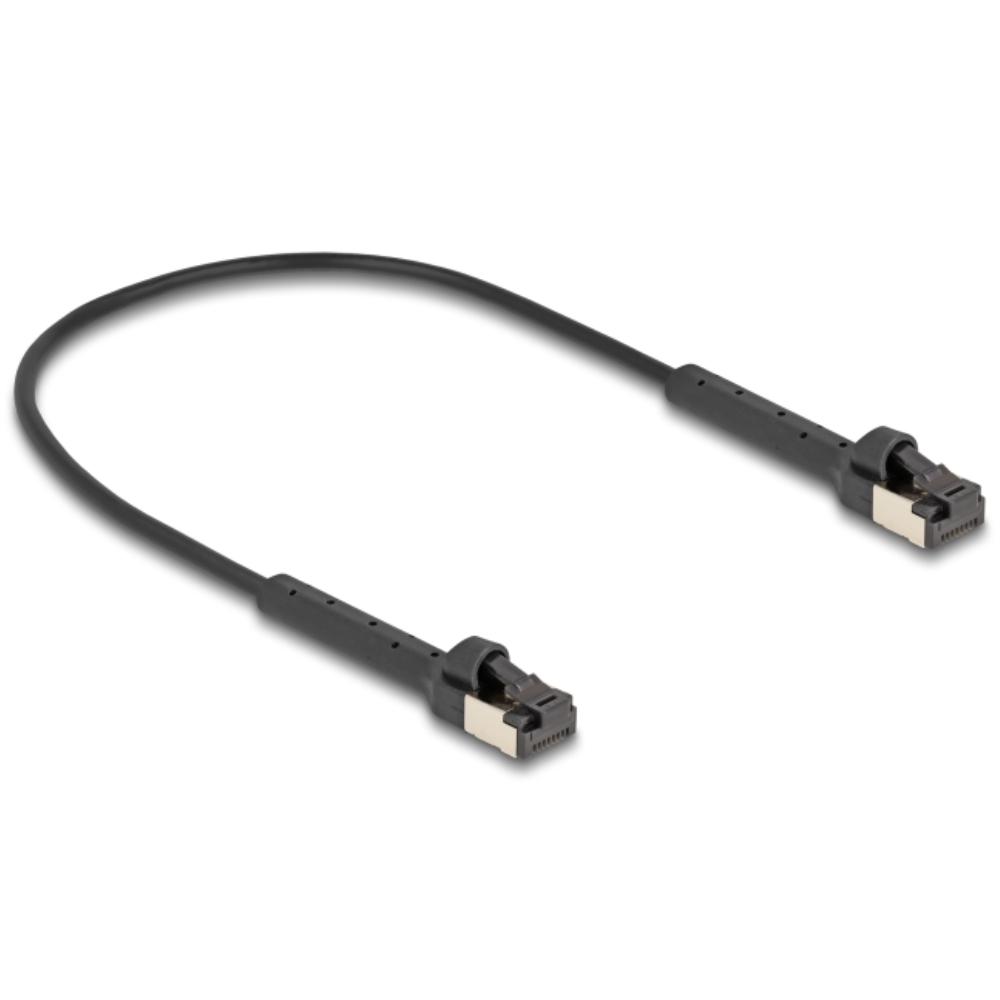 U/FTP Cat 6a - 0.25 meter - Zwart - Delock