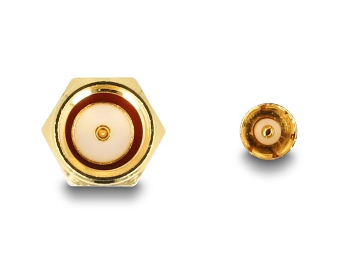 SMA male naar SMB male adapter 50 Ohm