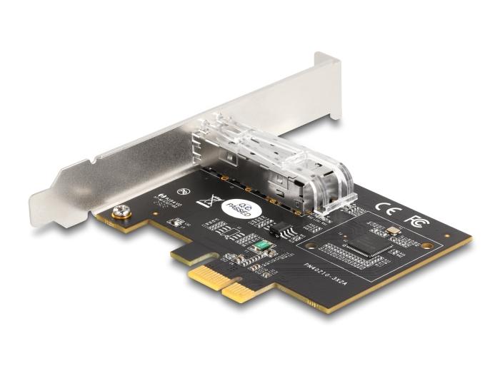 Carte Delock PCI Express x1 avec 1 logement SFP Gigabit LAN i210