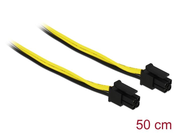 Câble Delock Micro Fit 3.0 4 broches mâle-mâle 50 cm