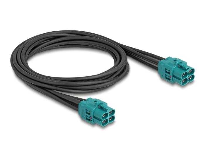 Câble Delock HDMTD Z Quad femelle vers HDMTD Z Quad femelle 1 m