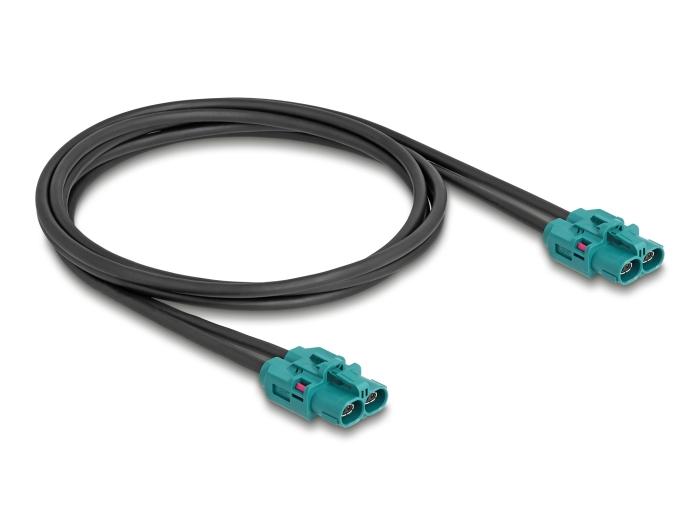 Delock Kabel HDMTD Z Dubbele vrouwelijke connector naar HDMTD Z Dubbele vrouwelijke connector 1 m