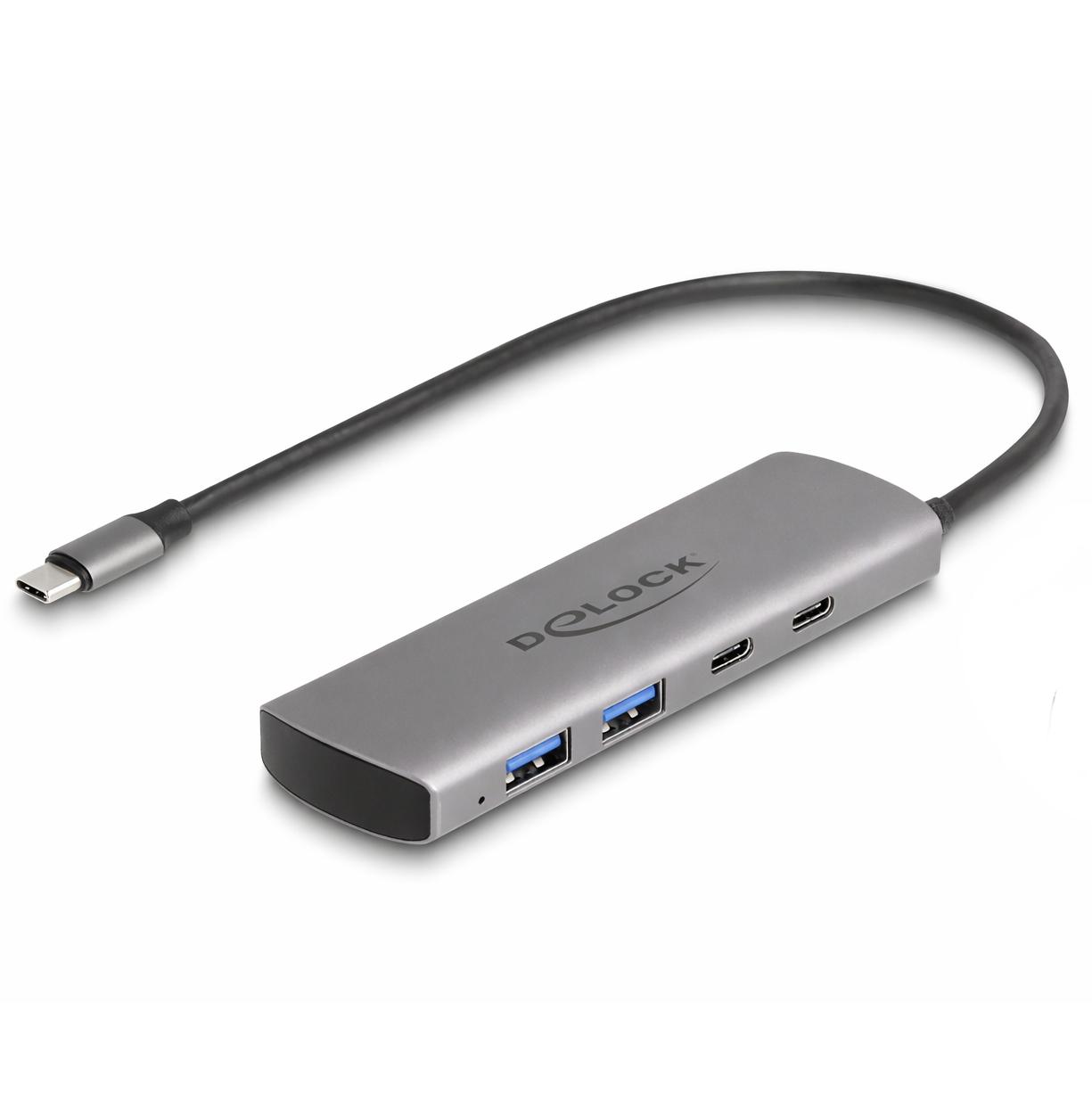 USB C naar A + C hub - 4 poorten