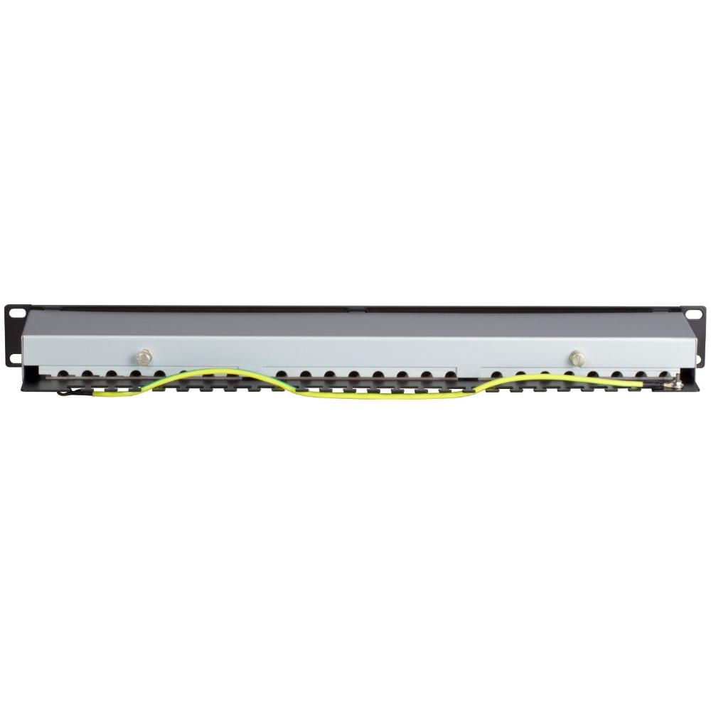 1U 24-poorts patchpaneel Cat 6 FTP 483 mm x 113 mm x 44 mm (BxDxH) 19 inch Patchkast Serverkast Datakast