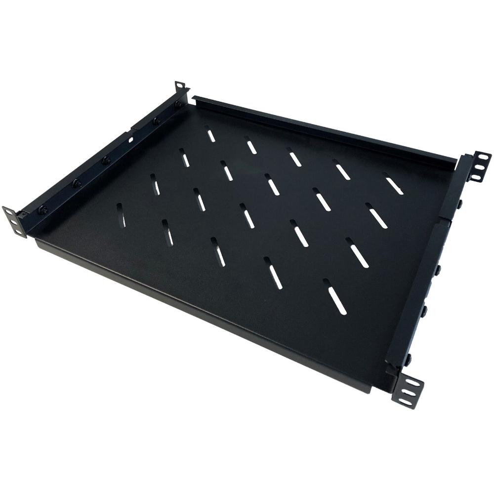 1U Verstelbaar legbord 482 x 550 x 44 mm (BxDxH) Patchkast Rackkast Datakast