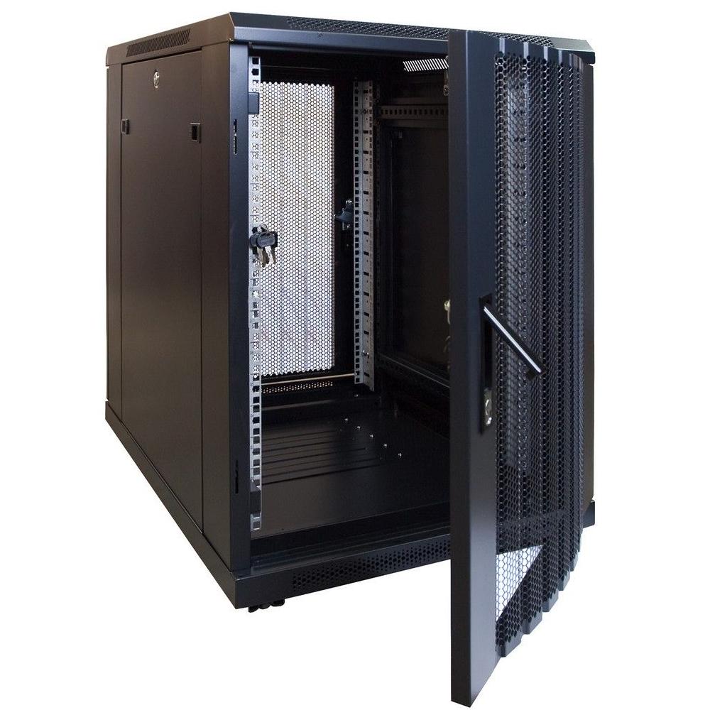15U mini serverkast 19 Inch 600x600x860mm (BxDxH) Patchkast Rackkast Datakast