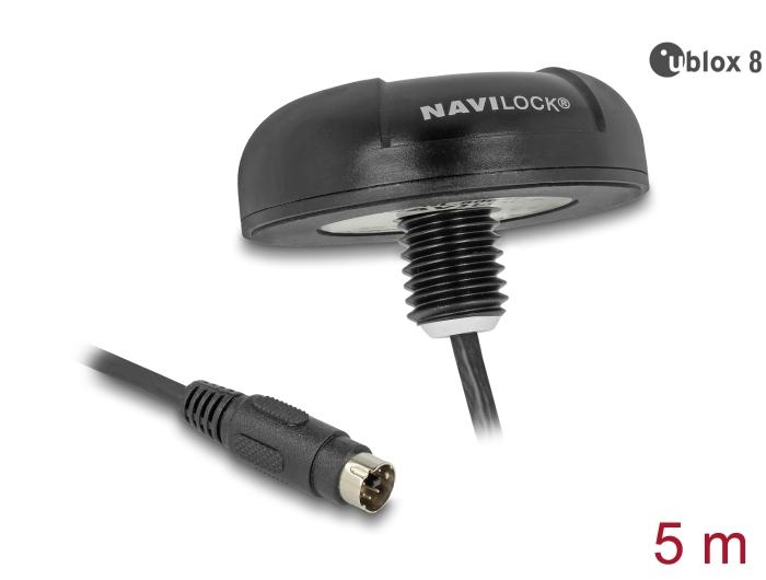 Navilock NL-803P EVA-M8Q MD6 Récepteur Multi GNSS PPS série u-blox 8 5