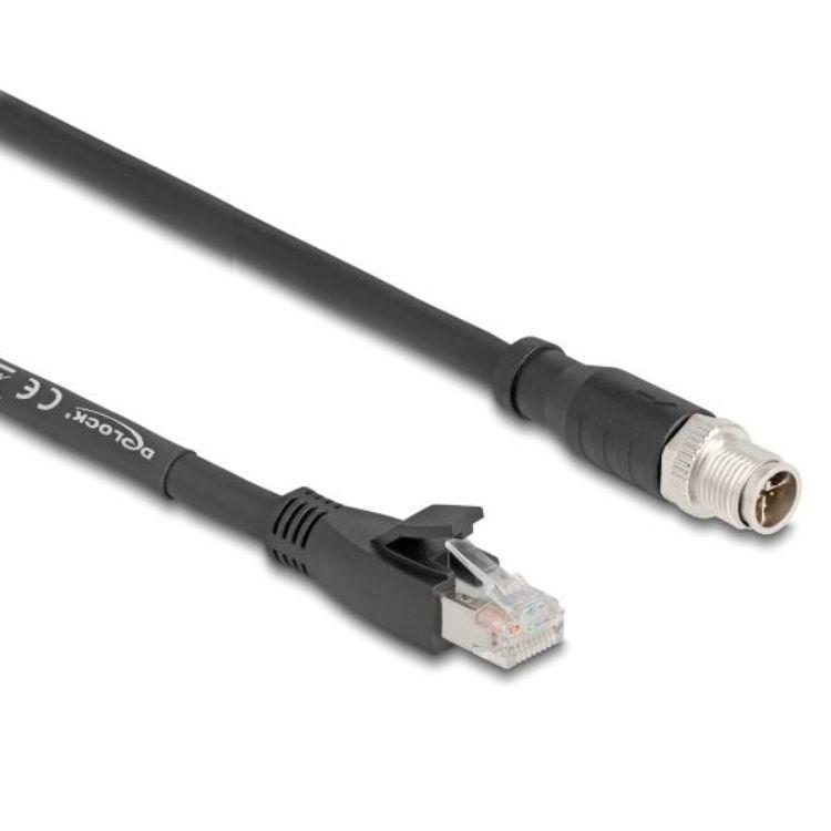 M12 naar RJ45 kabel - Delock