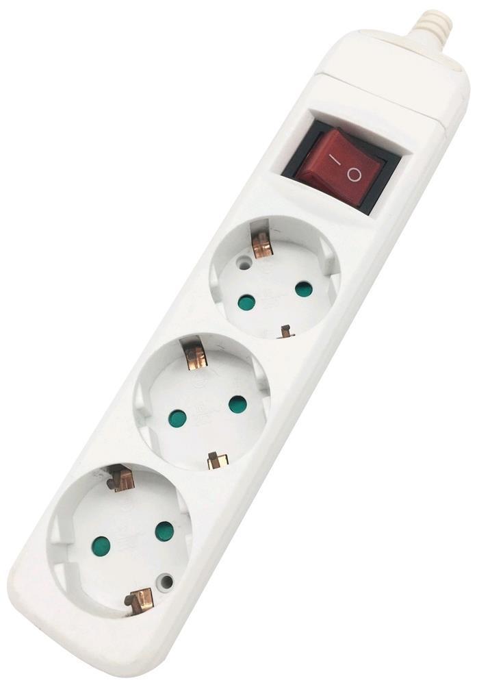 Entac Rewireable 3 Sockets with Switch - Entac