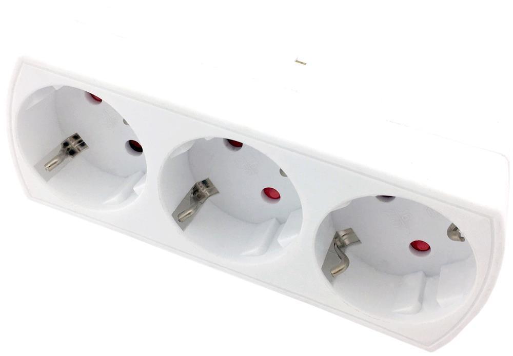 Entac Power Adapter 3 prises (3 mises à la terre) - Entac