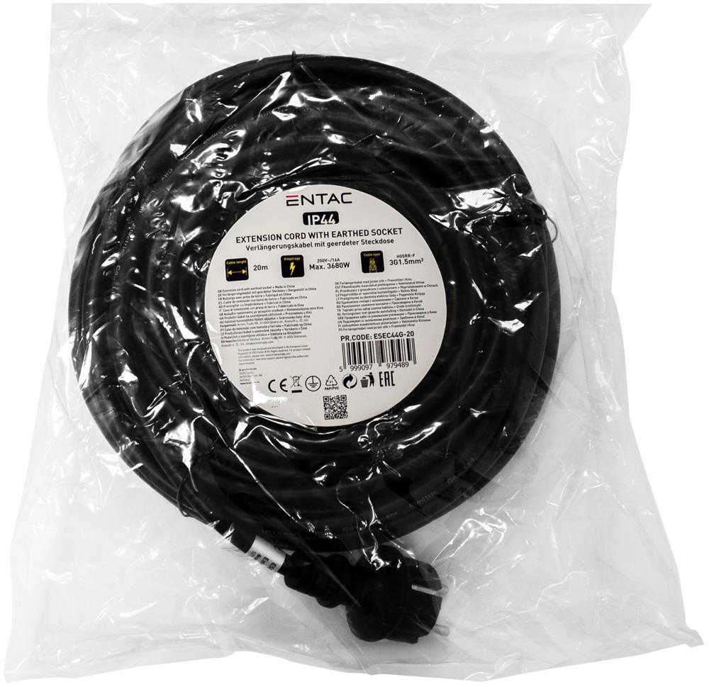 Câble de rallonge Entac IP44 20m - Entac