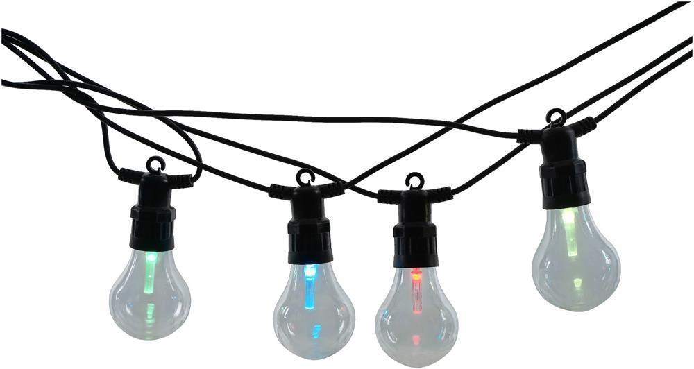 Avide Outdoor String 5m Papaya RGB linkbar - mit Fernbedienung - Avide