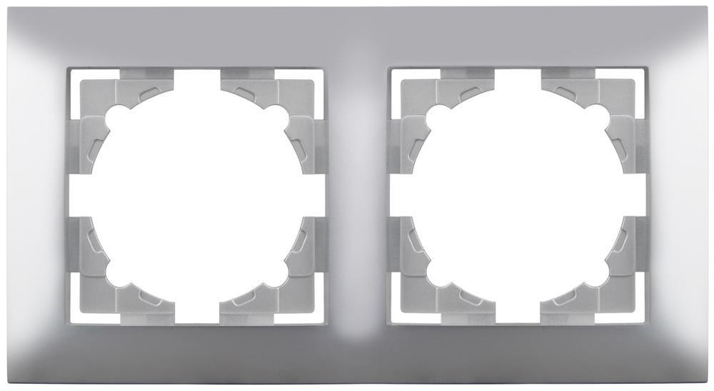 Entac Arnold Horizontale Wandframe 2 Silver - Entac