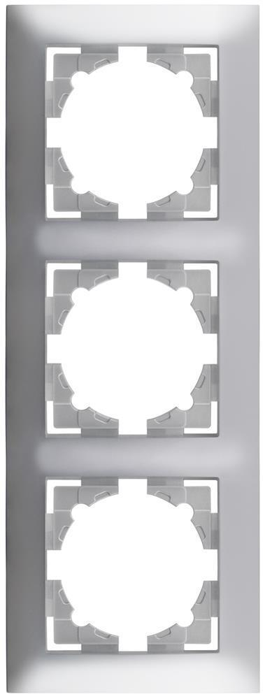 Entac Arnold Verticale wandframe 3 Silver - Entac