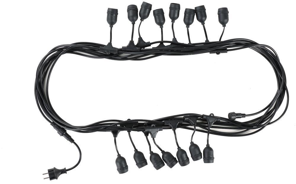 Avide Outdoor E27 String 15m 15 fittingen - Avide
