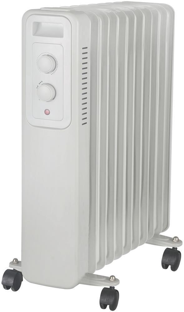 Entac Olieheater 11 Ribben 2500W Wit - Entac